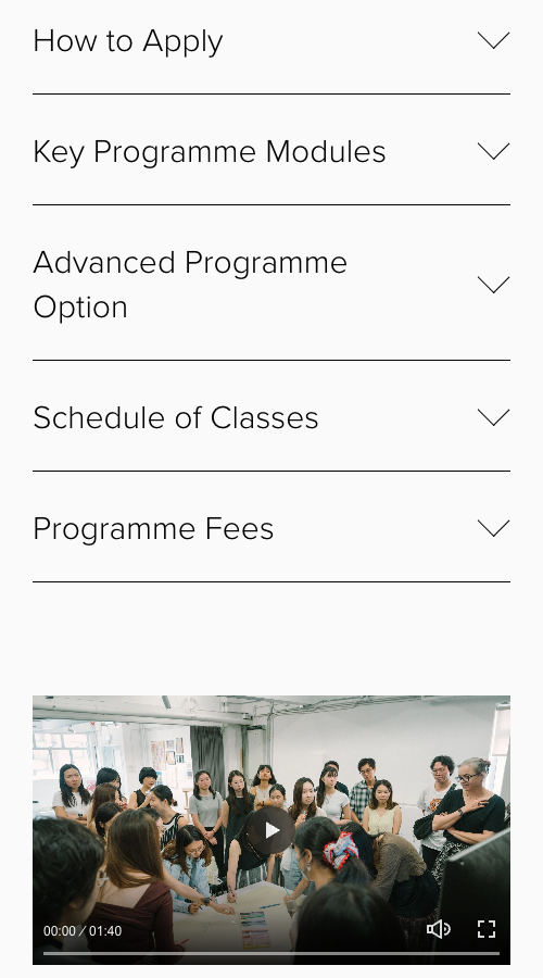 Hart Haus website — mobile view 2